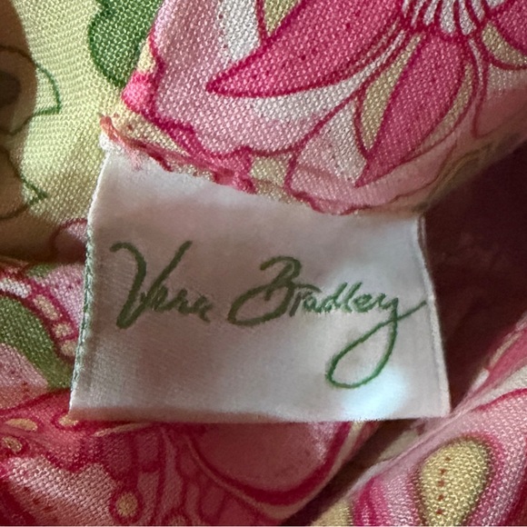 Vera Bradley Floral Pink and Green Tote Bag - Picture 8 of 8